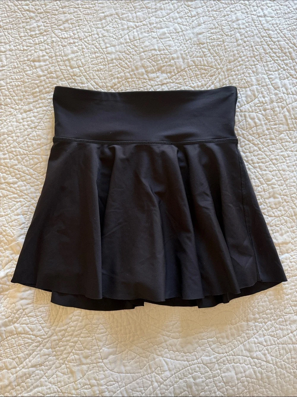 Girls XL (14/16) Black Athletic Skort with Wide Waistband